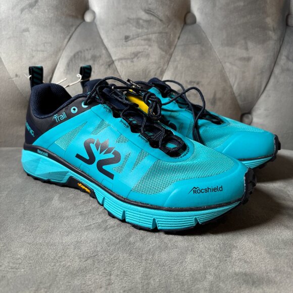 Vibram Salming Trail 6 Trail Blue Running Shoes Size 6.5 NEW - Picture 5 of 10